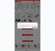Kleine Seitenvorschau von stempeldiscounter.de