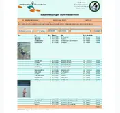 Kleine Seitenvorschau von vogelmeldung.de