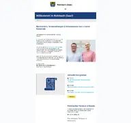Kleine Seitenvorschau von rohrbachsaar.de
