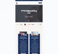 Kleine Seitenvorschau von ptgconsulting.de