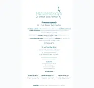 Kleine Seitenvorschau von frauenarzt-vogt-weber.de