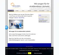 Kleine Seitenvorschau von zahndocs-berlin.de