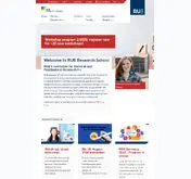 Kleine Seitenvorschau von research-school.rub.de