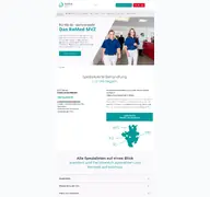 Kleine Seitenvorschau von romed-mvz.de