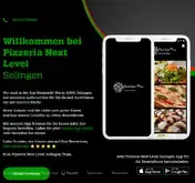 Kleine Seitenvorschau von nextlevel-pizza.de