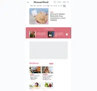 Kleine Seitenvorschau von womansworld.com