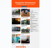 Kleine Seitenvorschau von ronsdorfer-wochenschau.de