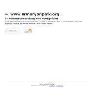 Kleine Seitenvorschau von armoryonpark.org
