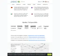 Kleine Seitenvorschau von dabag.ch
