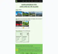 Kleine Seitenvorschau von freizeittipps-allgaeu.de