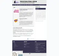Kleine Seitenvorschau von freizeitvolleyball.de