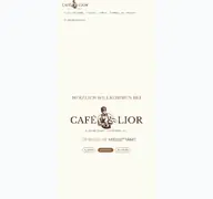 Kleine Seitenvorschau von cafe-lior.de