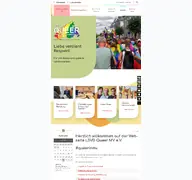 Kleine Seitenvorschau von queer-mv.de