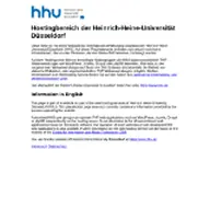 Kleine Seitenvorschau von fret.hhu.de