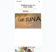 Kleine Seitenvorschau von cafejuna.de