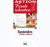 Kleine Seitenvorschau von freude-geschenkt.de