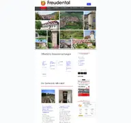 Kleine Seitenvorschau von freudental.de