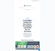 Kleine Seitenvorschau von privacywall.org