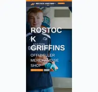 Kleine Seitenvorschau von rostockgriffins-shop.de