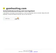 Kleine Seitenvorschau von gsmhosting.com