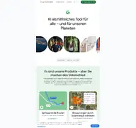 Kleine Seitenvorschau von sustainability.google