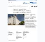 Kleine Seitenvorschau von aices.rwth-aachen.de