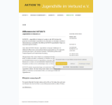 Kleine Seitenvorschau von aktion70.de