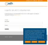 Kleine Seitenvorschau von aktiv.adfc.de