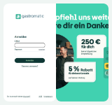 Kleine Seitenvorschau von app.gastromatic.de