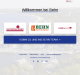 Kleine Seitenvorschau von behn.de