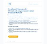Kleine Seitenvorschau von bistum-dresden-meissen.solidaris-hinweisgebersystem.de