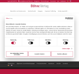 Kleine Seitenvorschau von daehne.de