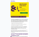 Kleine Seitenvorschau von dft2025.de