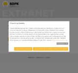 Screenshot-Vorschau von extranet.bdpk.de