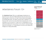 Kleine Seitenvorschau von forum13plus.de