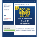 Kleine Seitenvorschau von forumberufsstart.de