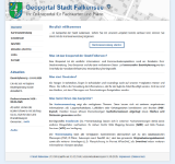 Kleine Seitenvorschau von geoportal-falkensee.de