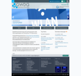 Kleine Seitenvorschau von gwdg.de