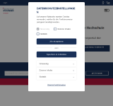 Kleine Seitenvorschau von intranetportal.hs-esslingen.de