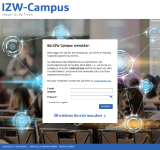 Kleine Seitenvorschau von izw-campus.baw.de