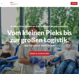 Kleine Seitenvorschau von karriere.blutspende-nordost.de