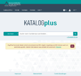 Kleine Seitenvorschau von katalogplus.bibliothek.eah-jena.de