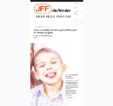 Kleine Seitenvorschau von kinder.jff.de