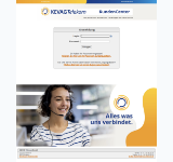 Kleine Seitenvorschau von kundencenter.kevag-telekom.de