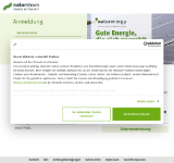 Kleine Seitenvorschau von kundenservice.naturstrom.de