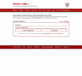 Kleine Seitenvorschau von kurzelinks.de