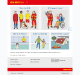 Kleine Seitenvorschau von leichte-sprache.dlrg.de
