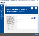 Kleine Seitenvorschau von lernportal.bgbau.de