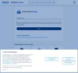 Kleine Seitenvorschau von mail.ionos.de
