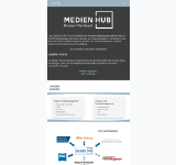 Kleine Seitenvorschau von medienhub.de